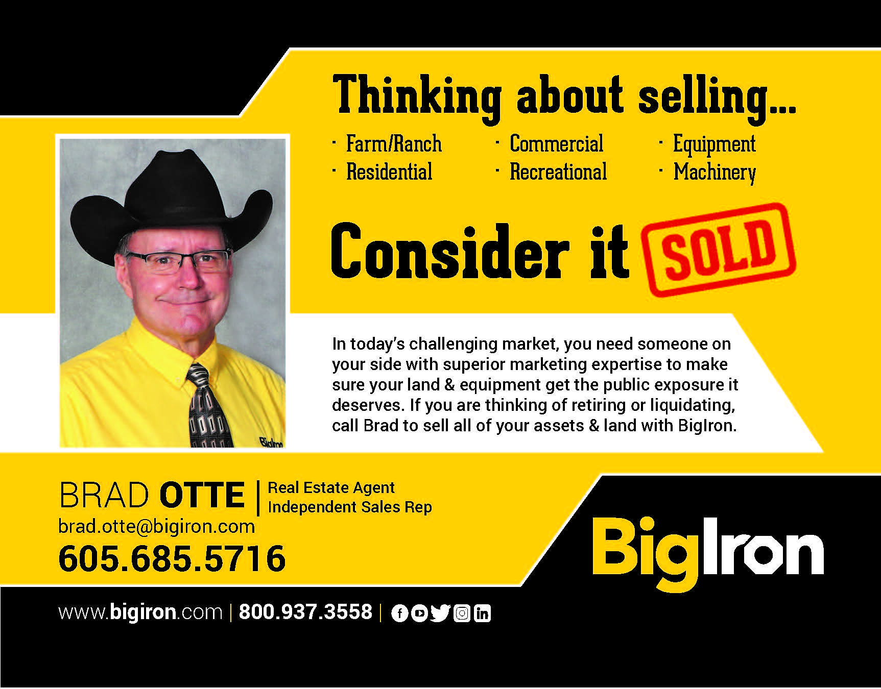 Services-BRAD OTTE BIG IRON REALTY & AUCTIONS